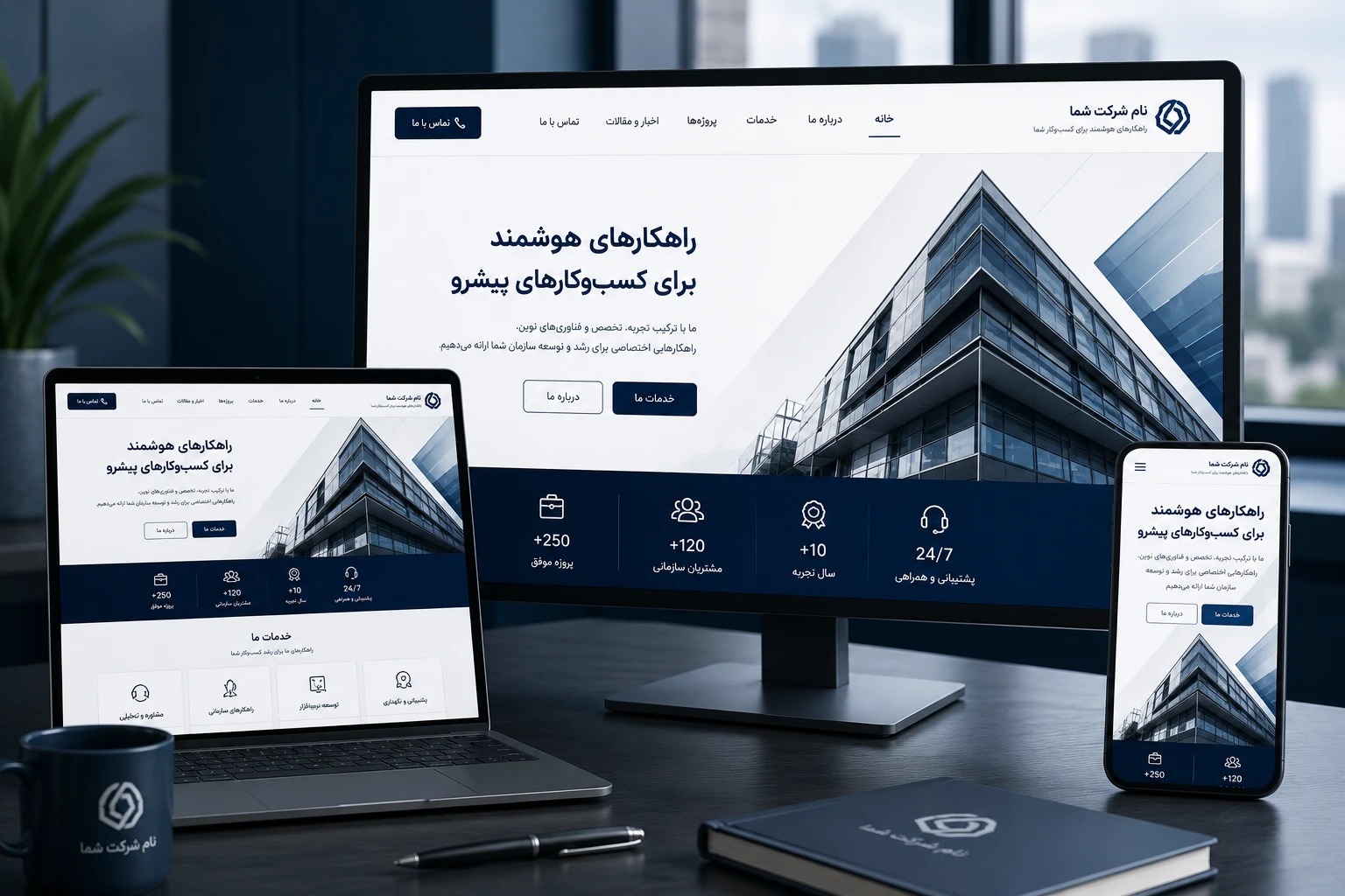 طراحی سایت شرکتی و سازمانی